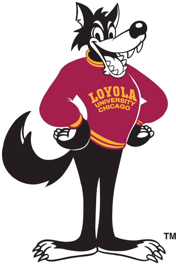 Loyola Ramblers 1994-2000 Secondary Logo v2 diy DTF decal sticker